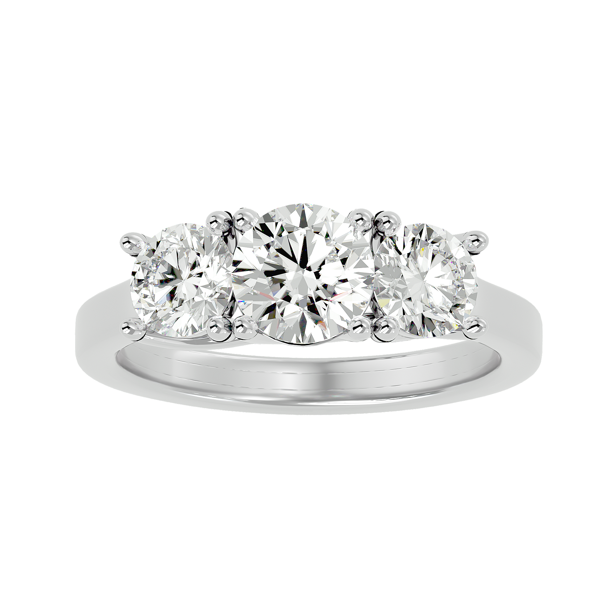 Janiyah Three Stone Ring
