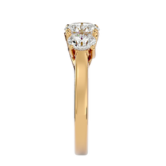 Janiyah Three Stone Ring