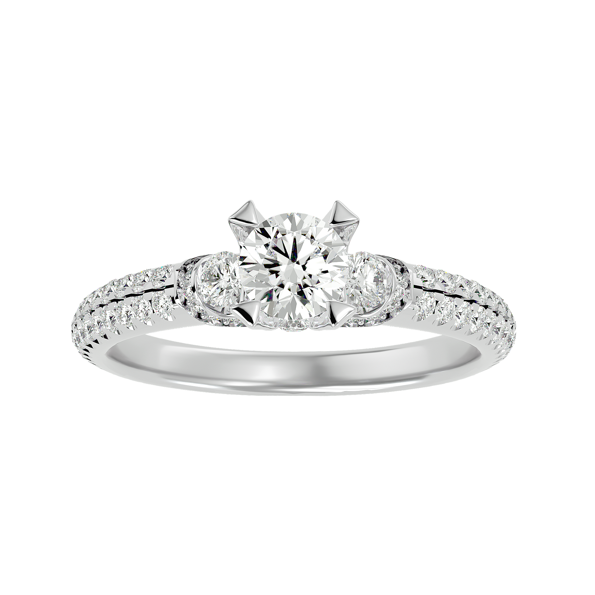 Madisyn Three Stone Ring