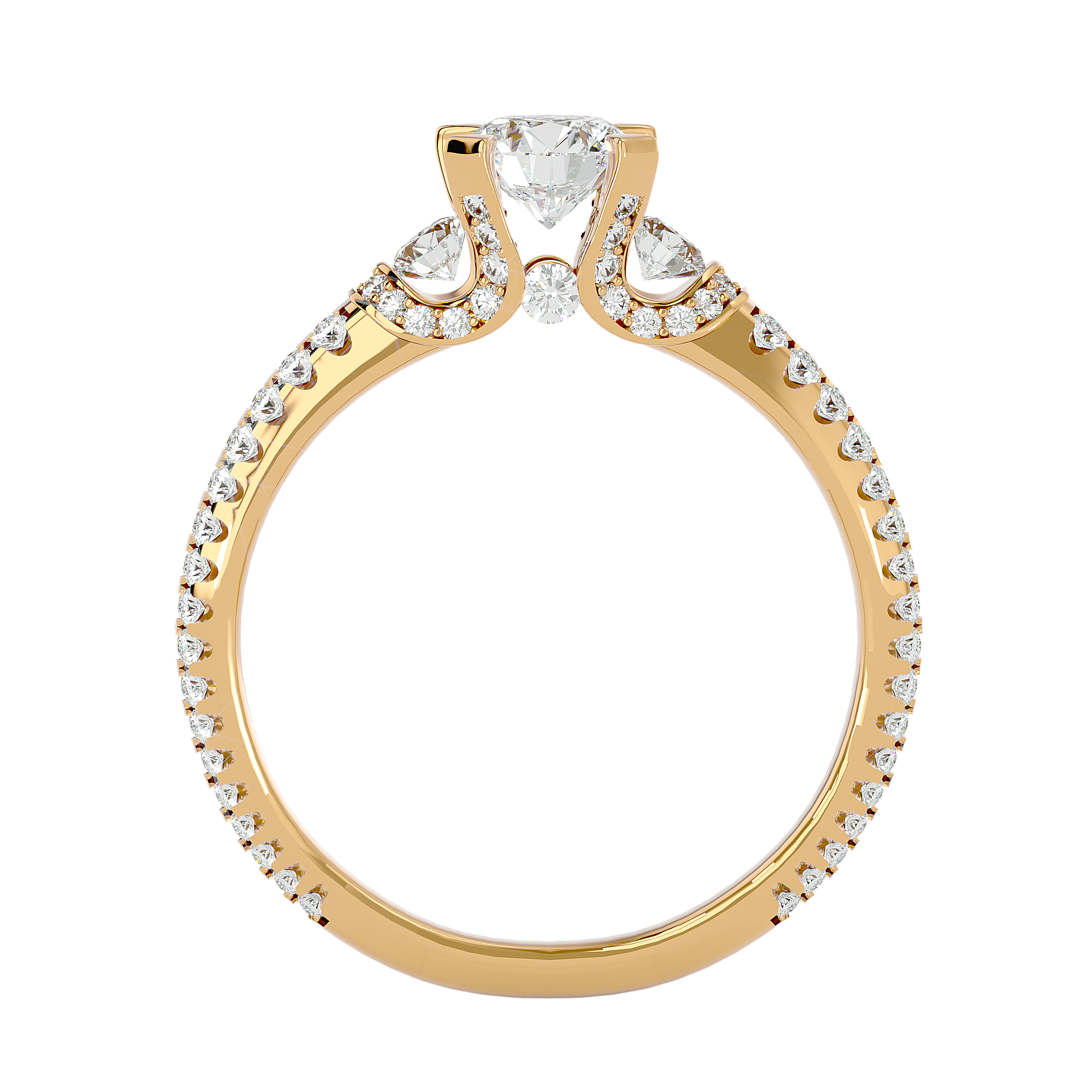 Madisyn Three Stone Ring