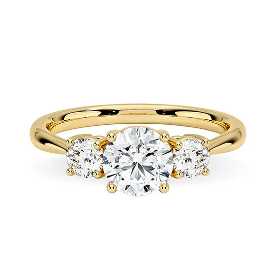 Magnolia Three Stone Ring