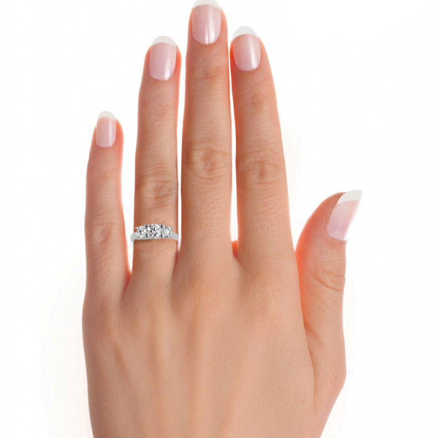 Janiyah Three Stone Ring