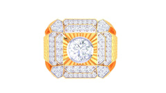 Gerald  Solitaire Mens Ring