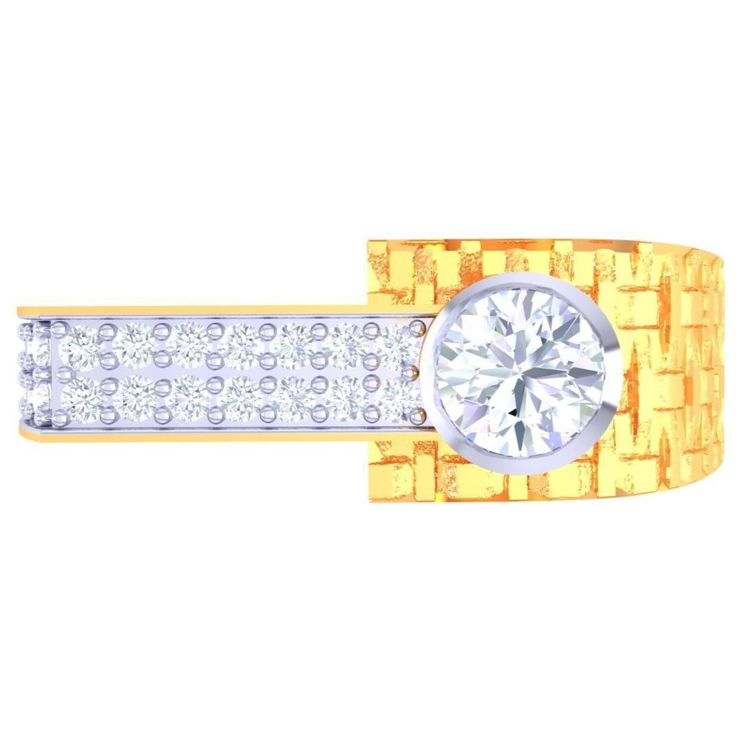 Gregory Solitaire Mens Ring