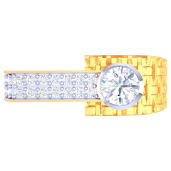 Gregory Solitaire Mens Ring