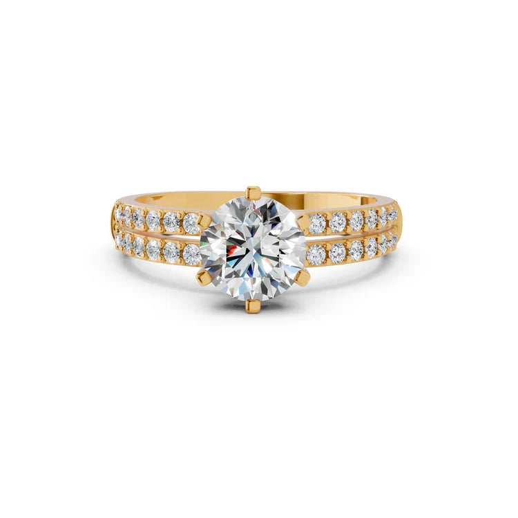 Sage Solitaire Ring