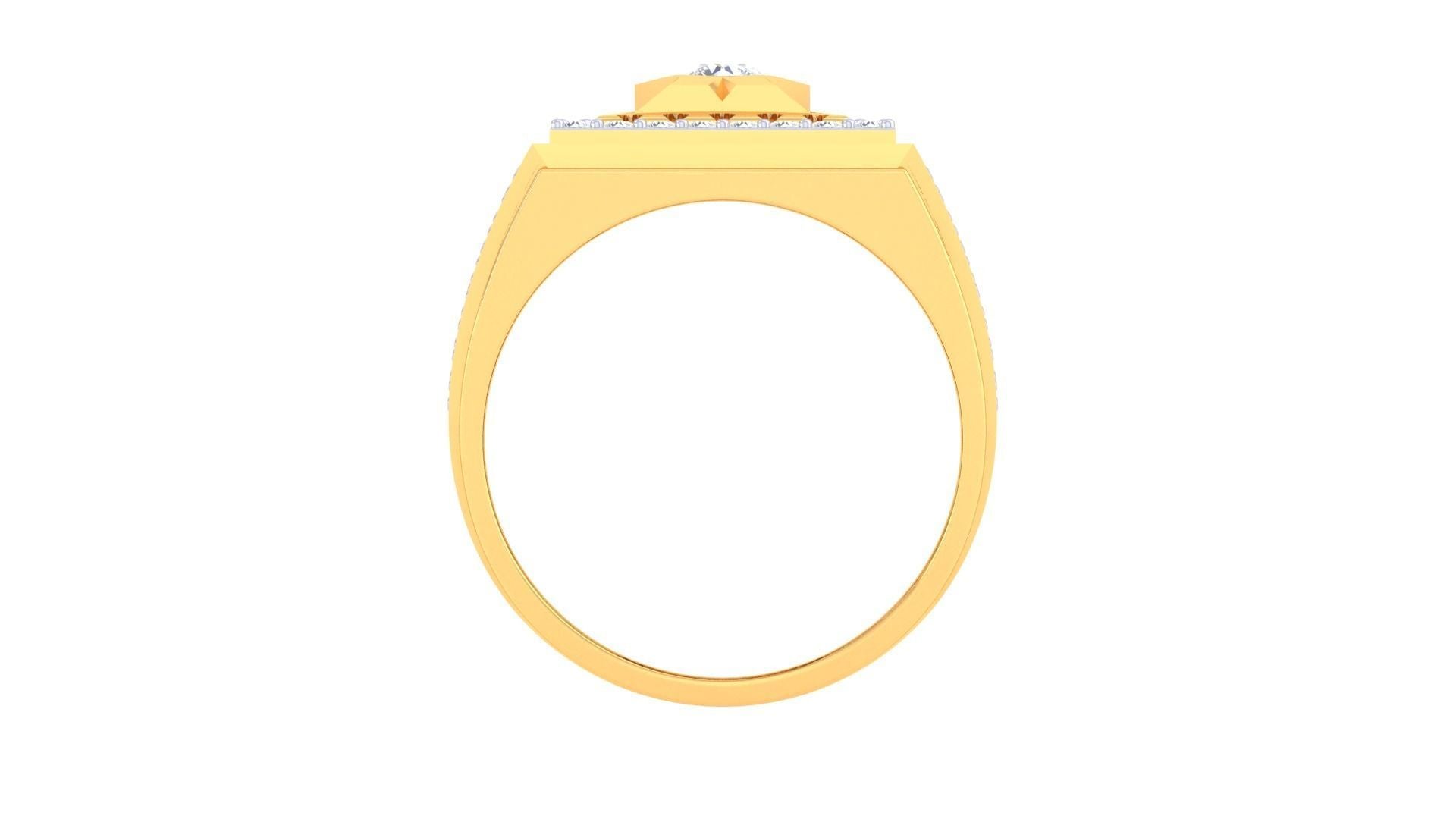 Harris  Solitaire Mens Ring