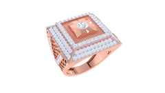 Hugo Solitaire Mens Ring