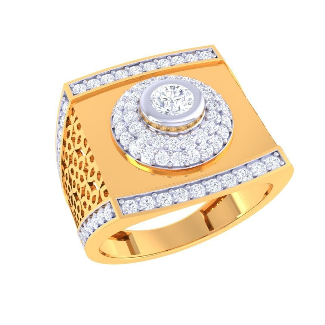 Henry  Solitaire Mens Ring