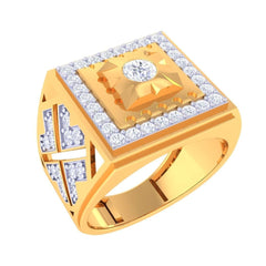 Harris  Solitaire Mens Ring