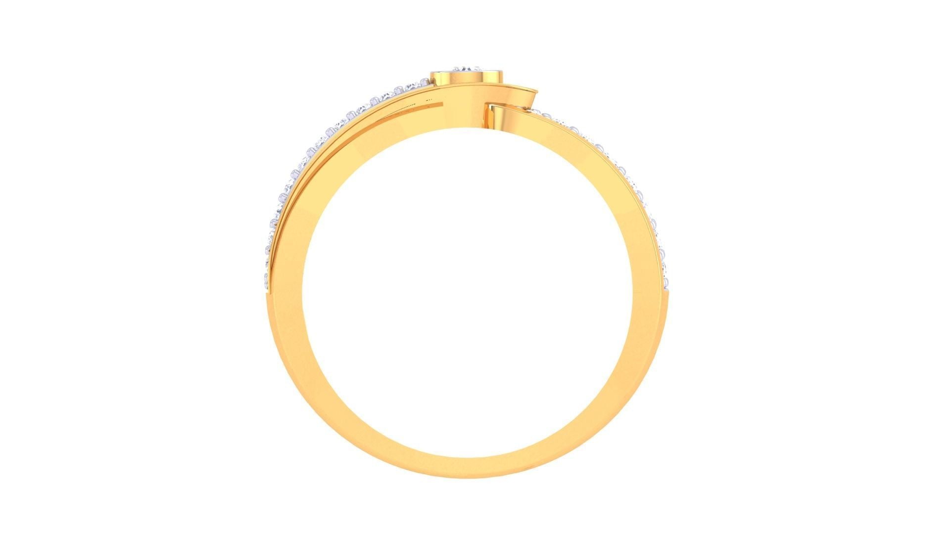 Horace Solitaire Mens Ring