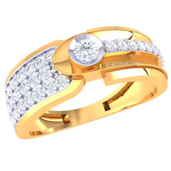 Horace Solitaire Mens Ring