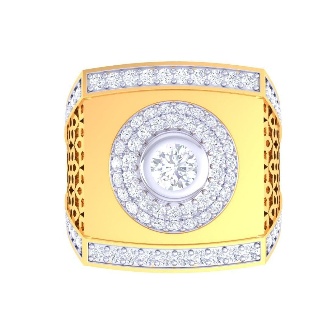 Henry  Solitaire Mens Ring