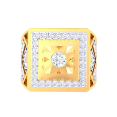 Harris  Solitaire Mens Ring