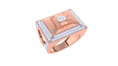 James Solitaire Mens Ring