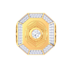 Ian Solitaire Mens Ring