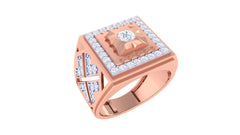 Harris  Solitaire Mens Ring