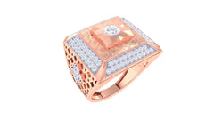 Hanson Solitaire Mens Ring